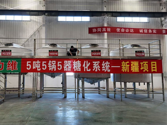 乾县精酿啤酒设备厂—5吨精酿啤酒设备—新疆项目